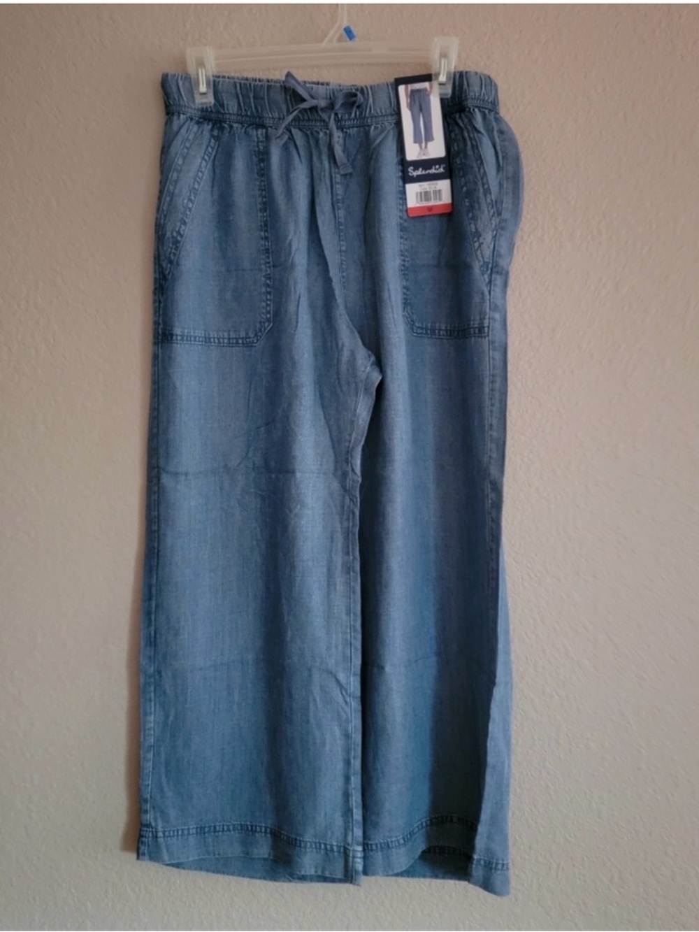Splendid Light Blue Cropped Wide-Leg Lightweight Jeans - Medium - Picture 5 of 5